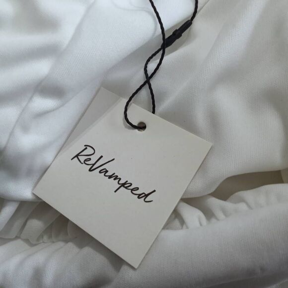Revamped White Maxi Dress Sz.L NWT - Picture 7 of 9